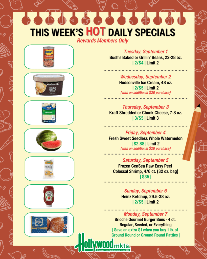 Daily Specials 9.1-9.7