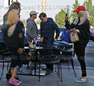 157839, EXCLUSIVE: Kylie Jenner is seen taking fan photos for Caitlyn Jenner as they pick up lunch at the corner bakery in Calabasas. Also pictured is Entertainer Jeff Dunham. Los Angeles, California - Sunday October 2, 2016. Photograph: © MHD, PacificCoastNews. Los Angeles Office (PCN): +1 310.822.0419 UK Office (Photoshot): +44 (0) 20 7421 6000 sales@pacificcoastnews.com FEE MUST BE AGREED PRIOR TO USAGE